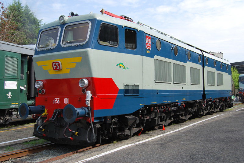  Locomotive a Torino Smistamento 2013: Motrice Elettrica e656-001 