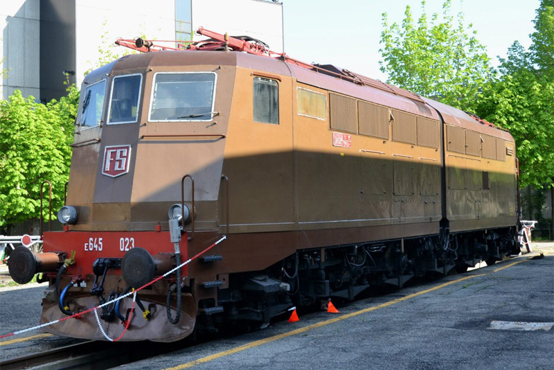  Locomotive a Torino Smistamento 2013: Motrice Elettrica e645-023 