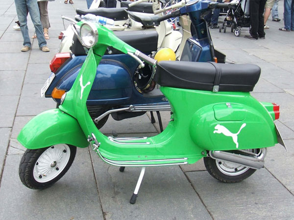 Scooter Vespa a Torino