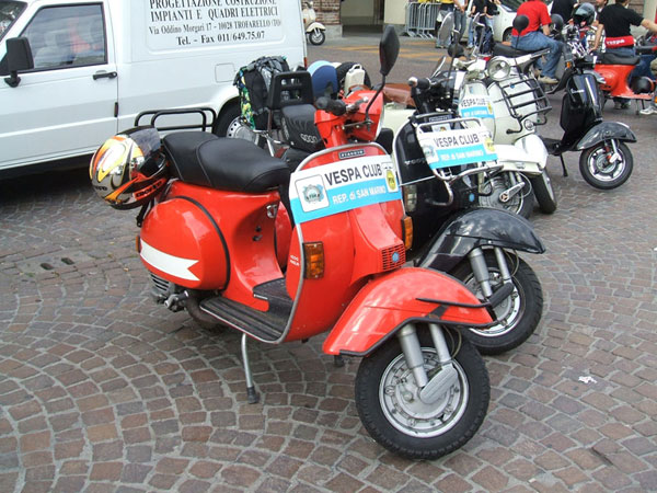 Scooter Vespa a Torino