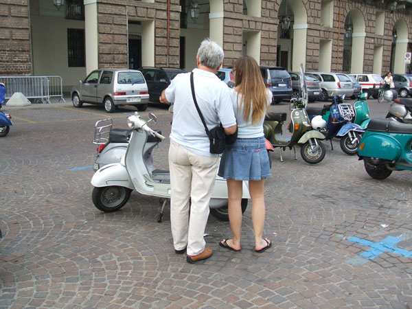 Scooter Vespa a Torino