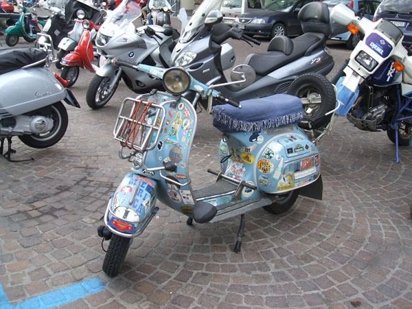 Scooter Vespa a Torino