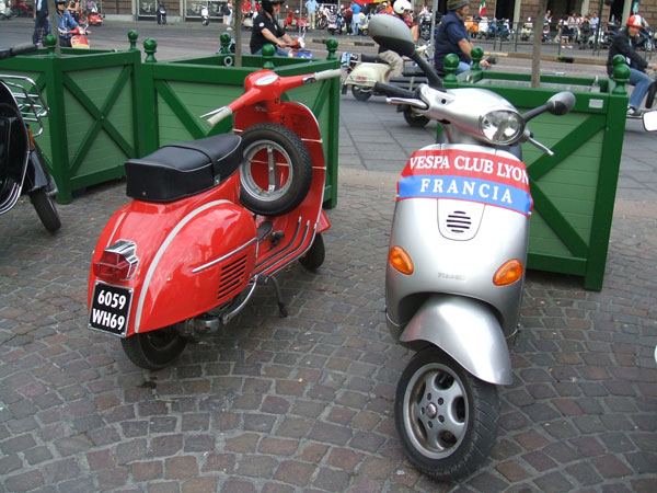 Scooter Vespa a Torino