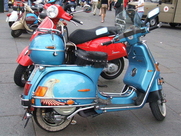 Scooter Vespa a Torino