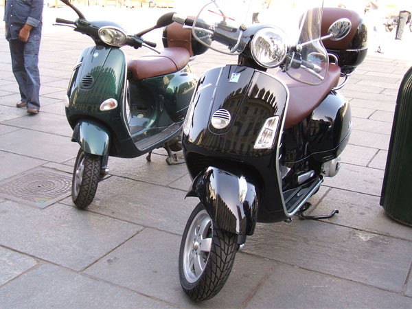 Scooter Vespa a Torino