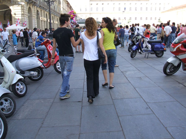 Scooter Vespa a Torino