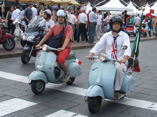 Scooter Vespa a Torino