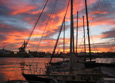 Puzzle Tramonto al porto