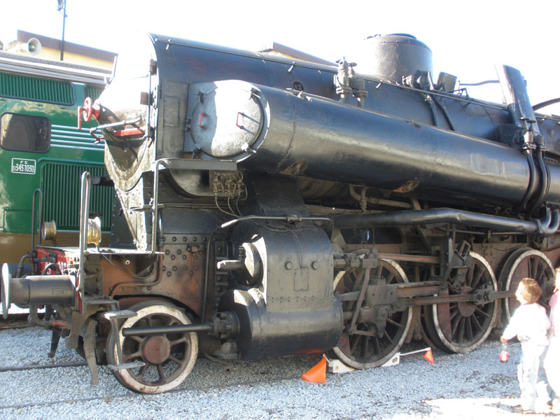  Locomotive a Torino Smistamento 2011 - Locomotiva a Vapore 743.283