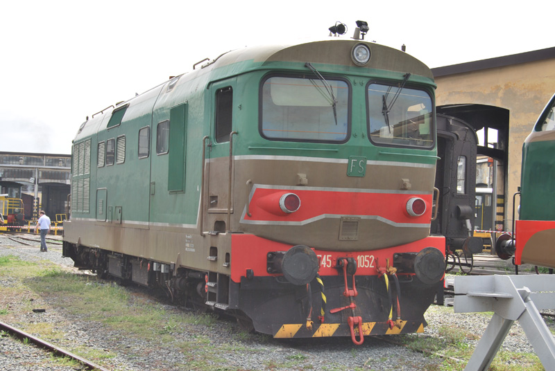  Locomotive a Torino Smistamento 2013: Motrice Diesel D345.1052 