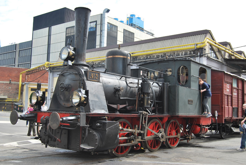  Locomotive a Torino Smistamento 2013: Locomotiva a Vapore T3 ex FVS N.2 