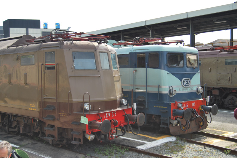  Locomotive a Torino Smistamento 2013: Motrici Elettriche e424 , e646 