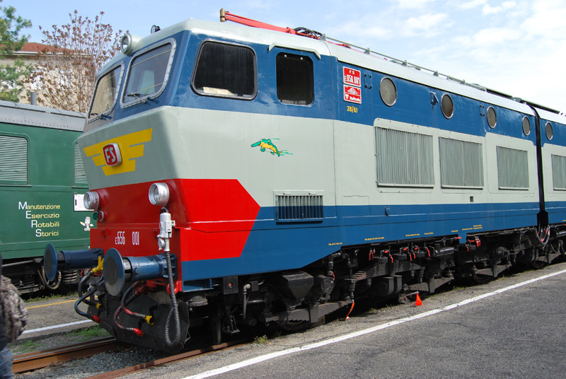  Locomotive a Torino Smistamento 2013: Motrice Elettrica e656-001 