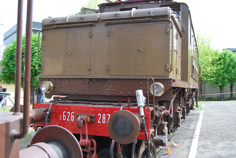  Locomotive a Torino Smistamento 2013: Motrice Elettrica e626-287 frontale 