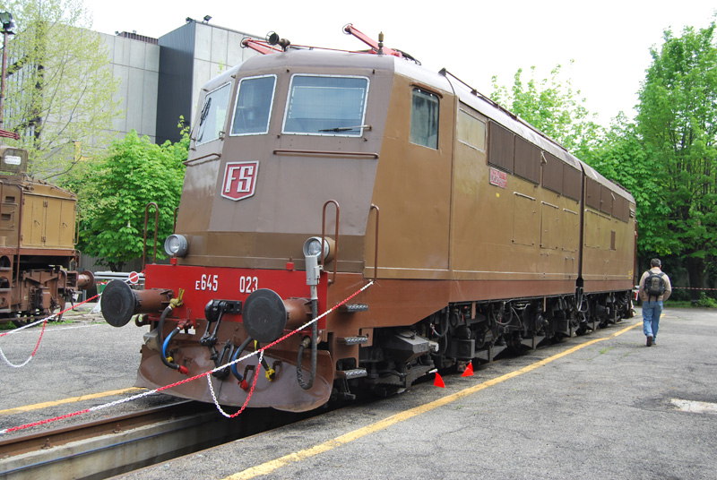  Locomotive a Torino Smistamento 2013: Motrice Elettrica e645.023 